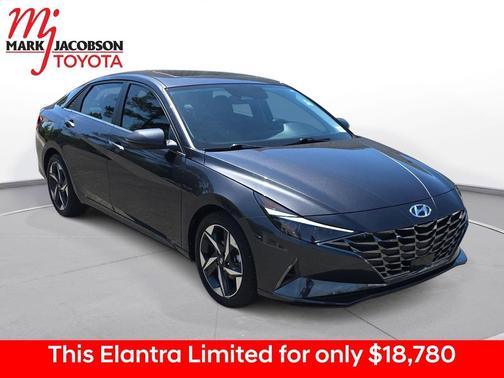 Portofino Gray 2022 Hyundai ELANTRA Limited