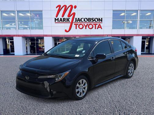 Midnight Black Metallic 2025 Toyota Corolla LE