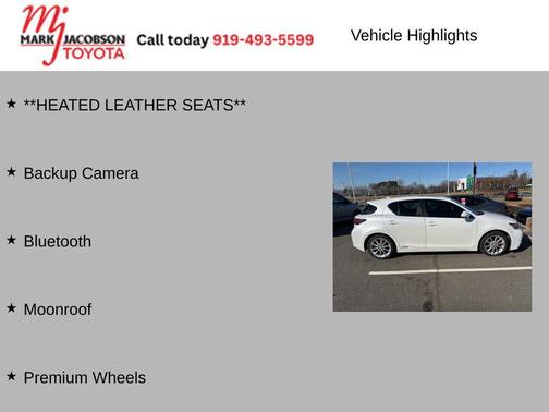 2012 Lexus CT 200h Premium