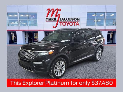AGATE BLACK METALLIC 2022 Ford Explorer Platinum