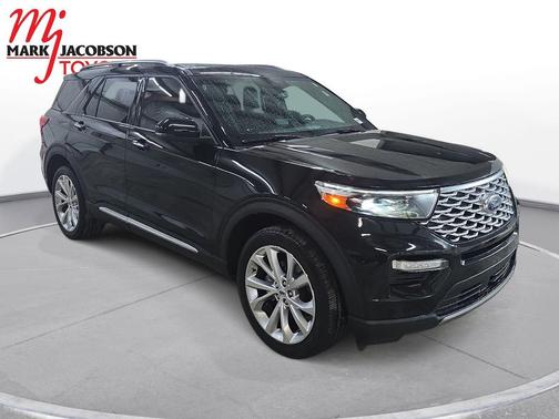 AGATE BLACK METALLIC 2022 Ford Explorer Platinum