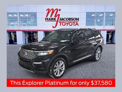 AGATE BLACK METALLIC 2022 Ford Explorer Platinum