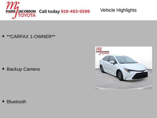 2022 Toyota Corolla Hybrid SE