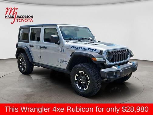 Silver Zynith Clearcoat 2024 Jeep Wrangler 4xe Rubicon