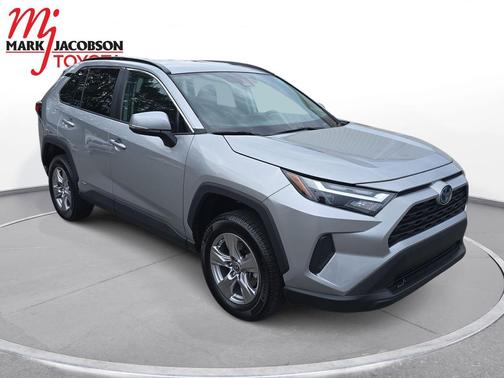 Silver Sky Metallic 2023 Toyota RAV4 Hybrid LE