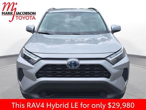 Silver Sky Metallic 2023 Toyota RAV4 Hybrid LE