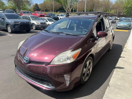 Black Cherry Pearl 2013 Toyota Prius Three SE