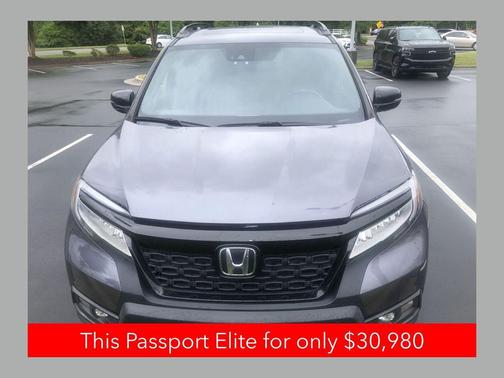Modern Steel Metallic 2021 Honda Passport AWD Elite