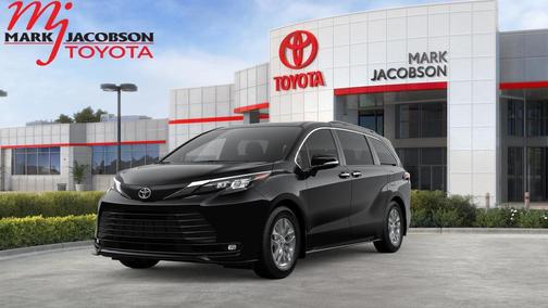 Midnight Black Metallic 2026 Toyota Sienna XLE