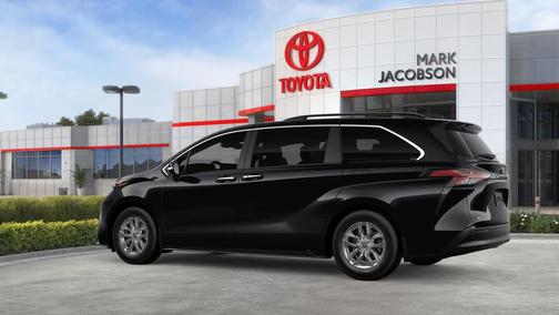 Midnight Black Metallic 2026 Toyota Sienna XLE