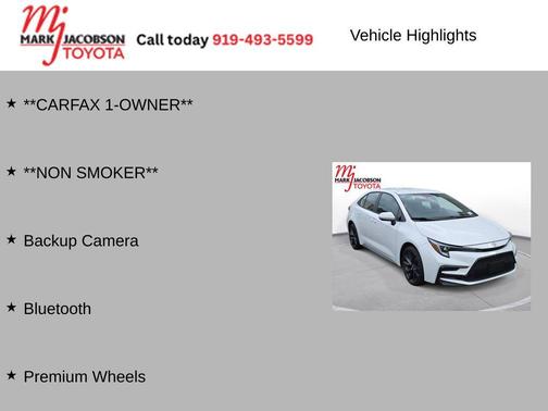 2025 Toyota Corolla SE