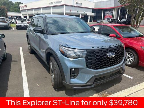 Vapor Blue Metallic 2025 Ford Explorer ST-Line