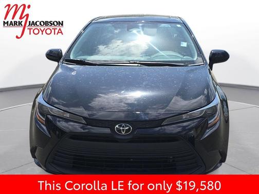 Midnight Black Metallic 2023 Toyota Corolla LE