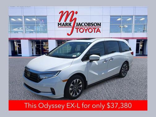 Platinum White Pearl 2024 Honda Odyssey EX-L