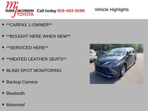 Magnetic Gray Metallic 2025 Toyota Sienna XLE