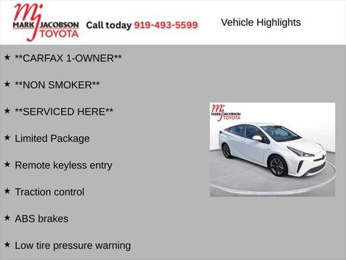 2019 Toyota Prius Limited