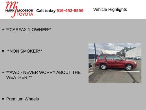 2008 Subaru Forester 2.5 X