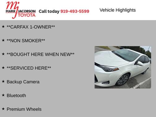 2019 Toyota Corolla XLE