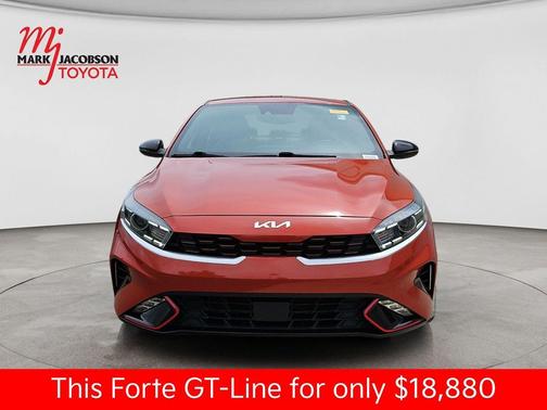 Fire Orange 2022 Kia Forte GT-Line