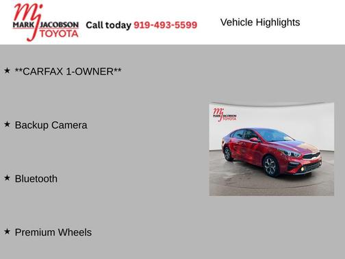 Currant Red 2021 Kia Forte LXS