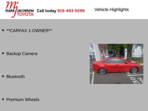 Currant Red 2021 Kia Forte LXS