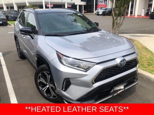 Silver Sky Metallic w/Midnight Black Roof 2021 Toyota RAV4 Prime XSE