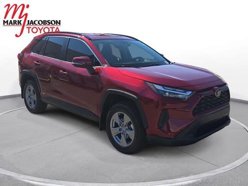Ruby Flare Pearl 2025 Toyota RAV4 Hybrid SE