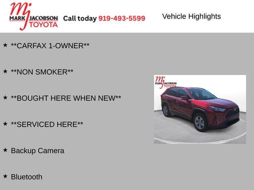 Ruby Flare Pearl 2025 Toyota RAV4 Hybrid SE