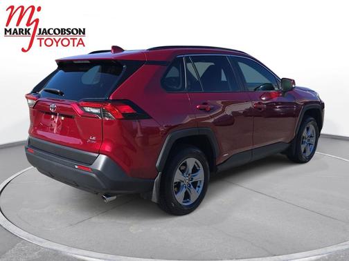 Ruby Flare Pearl 2025 Toyota RAV4 Hybrid SE