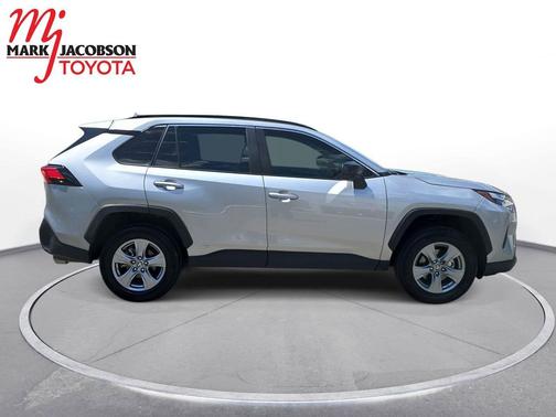 Silver Sky Metallic 2024 Toyota RAV4 Hybrid LE