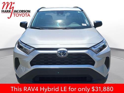 Silver Sky Metallic 2024 Toyota RAV4 Hybrid LE