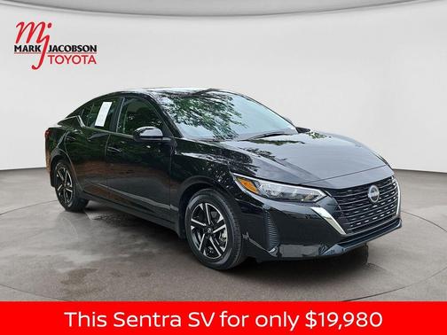 Super Black 2025 Nissan Sentra SV