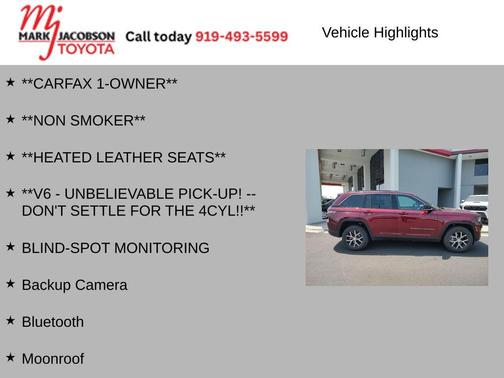 Velvet Red Pearlcoat 2025 Jeep Grand Cherokee Limited