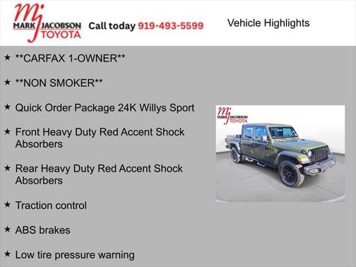 2021 Jeep Gladiator Willys 4x4
