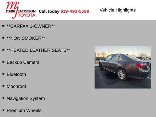 2013 Toyota Camry Hybrid XLE