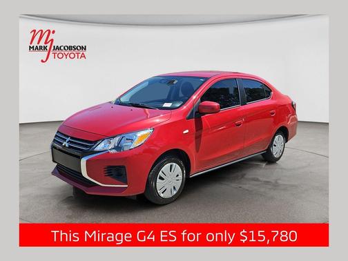 Infrared Metallic 2024 Mitsubishi Mirage G4 ES