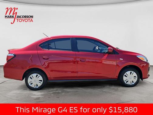 Infrared Metallic 2024 Mitsubishi Mirage G4 ES