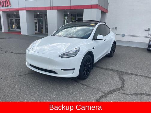 Pearl White 2020 Tesla Model Y Long Range Dual Motor All-Wheel Drive