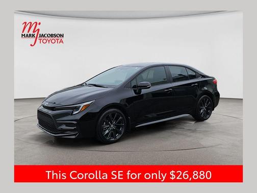 Midnight Black Metallic 2026 Toyota Corolla SE