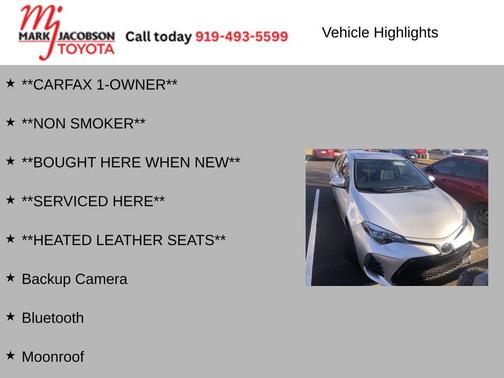 2019 Toyota Corolla XSE