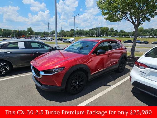 Soul Red Crystal Metallic 2024 Mazda CX-30 2.5 Turbo Premium Package