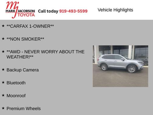 Lunar Silver Metallic 2023 Honda CR-V EX