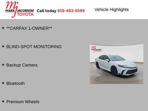 Ice Cap 2025 Toyota Camry SE