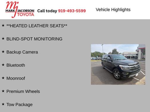 Black Metallic 2022 Ford Expedition Max Limited