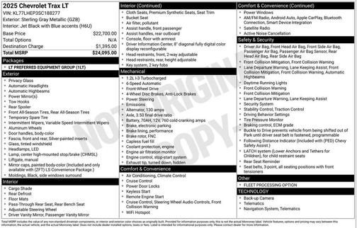 2025 Chevrolet Trax LT