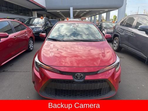 Barcelona Red Metallic 2020 Toyota Corolla LE