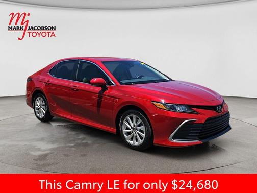 Supersonic Red 2023 Toyota Camry LE