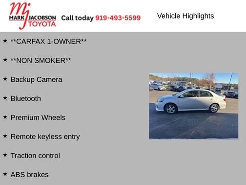 2012 Toyota Corolla S