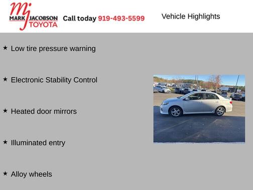 2012 Toyota Corolla S