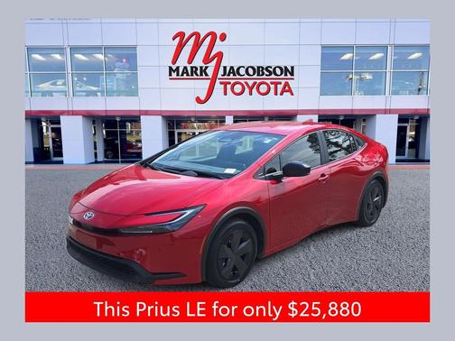 Supersonic Red 2024 Toyota Prius LE